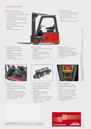 Stivuitoare frontale electrice Linde E14 EVO 