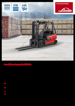 Stivuitoare frontale electrice Linde E25L