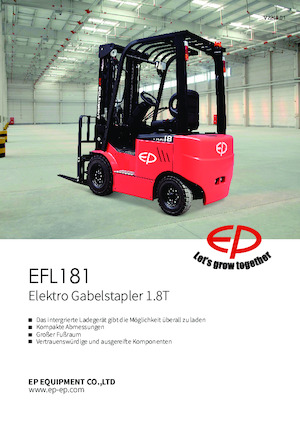 Stivuitoare frontale electrice EP EFL181