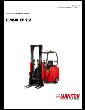 Stivuitoare frontale electrice Manitou EMA II 17