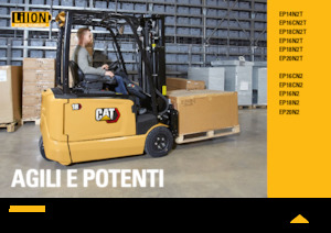 Stivuitoare frontale electrice Caterpillar EP80N