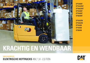 Stivuitoare frontale electrice Caterpillar EP16AN