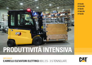 Stivuitoare frontale electrice Caterpillar EP25ACN