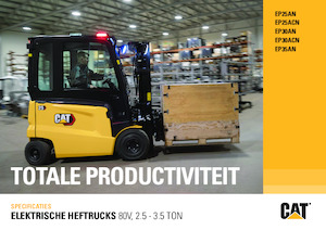 Stivuitoare frontale electrice Caterpillar EP25ACN