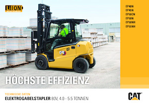 Stivuitoare frontale electrice Caterpillar EP45N