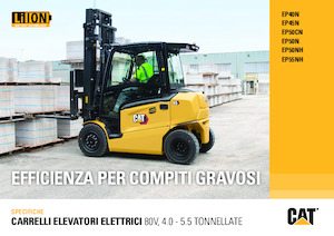 Stivuitoare frontale electrice Caterpillar EP45N