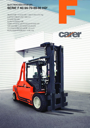 Stivuitoare frontale electrice Carer F 80 HD²