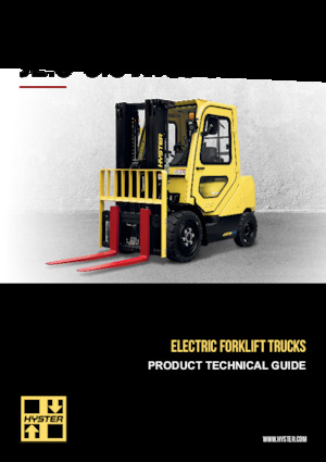 Stivuitoare frontale electrice Hyster J3.5XTLG