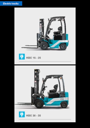 Stivuitoare frontale electrice Baoli KBE 30