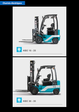 Stivuitoare frontale electrice Baoli KBE 30