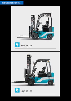 Stivuitoare frontale electrice Baoli KBE 30