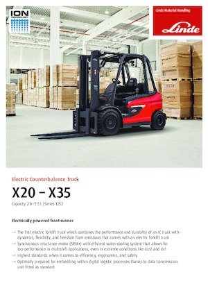 Stivuitoare frontale electrice Linde X25