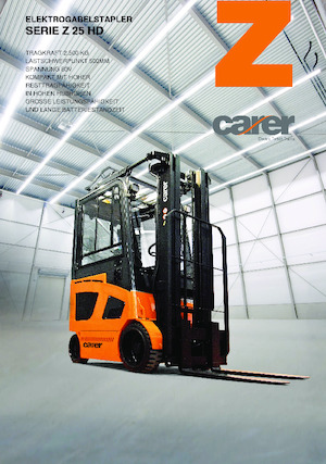 Stivuitoare frontale electrice Carer Z 25 HD 