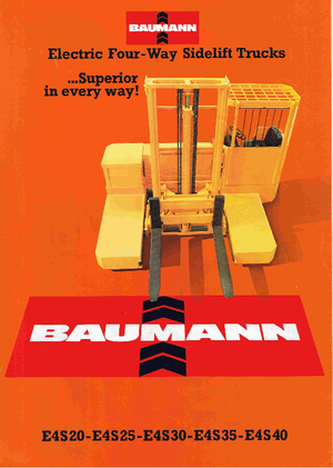 Stivuitoare multidirecționale electrice Baumann E4S 35/08/33