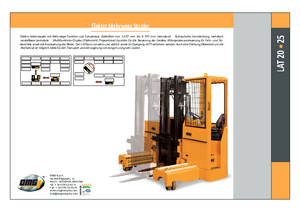 Stivuitoare multidirecționale electrice OMG LAT 20 