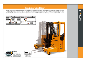 Stivuitoare multidirecționale electrice OMG LAT 25 