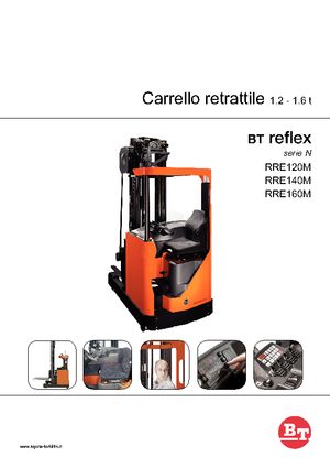 Stivuitoare electrice cu catarg retractabil BT RRE 160 M 