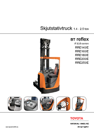 Stivuitoare electrice cu catarg retractabil BT Reflex RRE 140 H