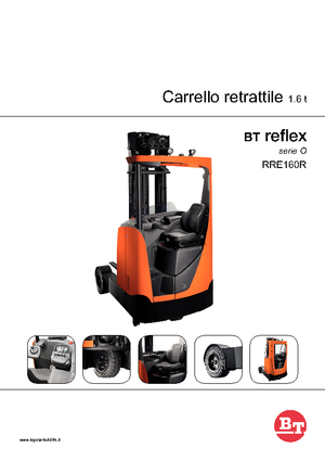 Stivuitoare electrice cu catarg retractabil BT Reflex RRE 160 R