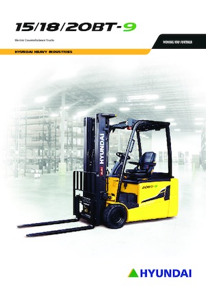 Stivuitoare frontale electrice Hyundai 20 BT 9 ac