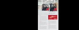 Stivuitoare frontale electrice Linde E 30