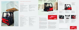 Stivuitoare frontale electrice Linde E 50/600 HL