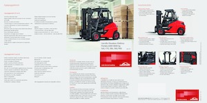 Stivuitoare frontale electrice Linde E 60