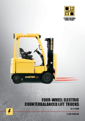 Stivuitoare frontale electrice Hyster E3.0XN