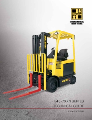 Stivuitoare frontale electrice Hyster E55XN