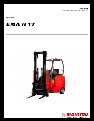 Stivuitoare frontale electrice Manitou EMA II 17