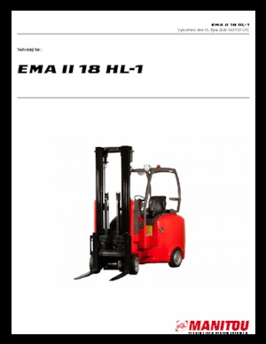 Stivuitoare frontale electrice Manitou EMA II 18 HL-1