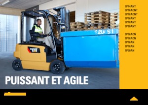 Stivuitoare frontale electrice Caterpillar EP16AN