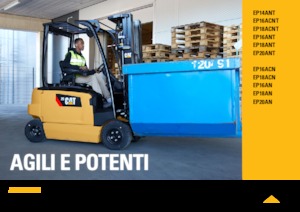Stivuitoare frontale electrice Caterpillar EP16AN