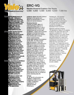 Stivuitoare frontale electrice Yale ERC060VG