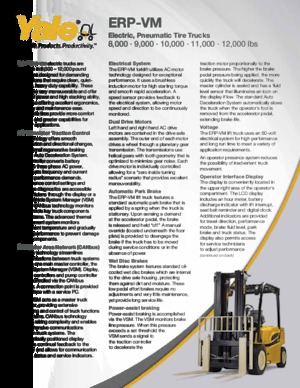 Stivuitoare frontale electrice Yale ERP080VM