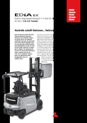 Stivuitoare frontale electrice Mitsubishi FB25CN