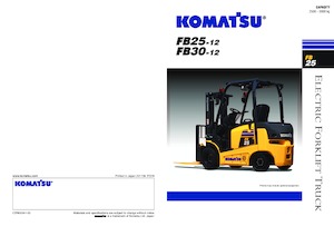 Stivuitoare frontale electrice Komatsu FB30-12