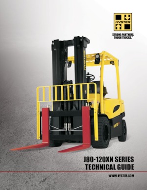 Stivuitoare frontale electrice Hyster J80XN