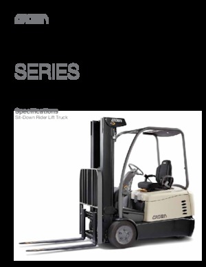 Stivuitoare frontale electrice Crown SC 524X-40