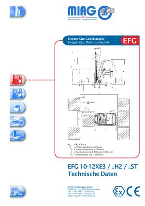 Stivuitoare electrice EX rezistente la explozie Miag EFG 12 XE 3