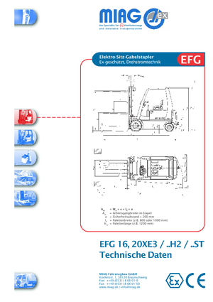 Stivuitoare electrice EX rezistente la explozie Miag EFG 20 XE 3