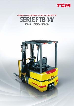 Stivuitoare frontale electrice TCM FTB 16-7
