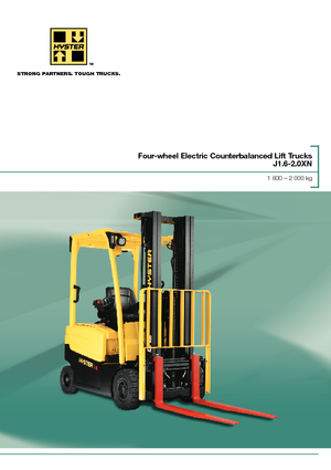 Stivuitoare frontale electrice Hyster J2.0XN (LWB)