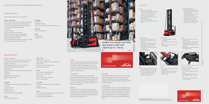 Stivuitoare special echipate care operează în spații foarte înguste Linde K - 1,5 t