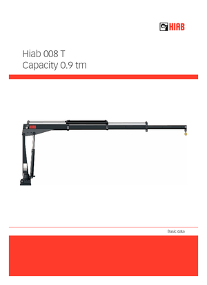 Macarale electrice de încărcare Hiab 008 T-0 ELT