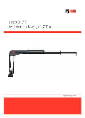 Macarale electrice de încărcare Hiab 017 T-2 ELT
