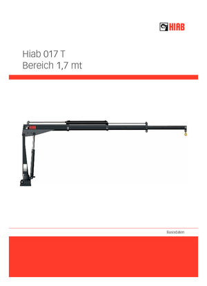 Macarale electrice de încărcare Hiab 017 T-1 ELT