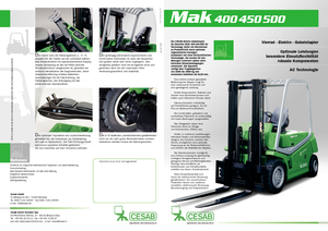 Stivuitoare frontale electrice Cesab MAK 500 AC