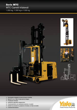 Încărcătoare laterale electrice Yale MTC13