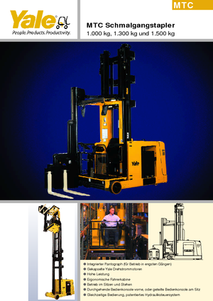 Încărcătoare laterale electrice Yale MTC15 SWB